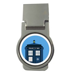 Doctor Who Tardis Money Clips (round)  by Sudhe