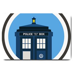 Doctor Who Tardis Large Doormat  by Sudhe