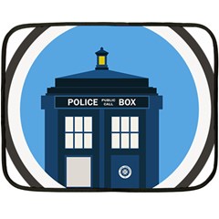 Doctor Who Tardis Fleece Blanket (mini) by Sudhe