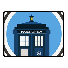 Doctor Who Tardis Fleece Blanket (small) by Sudhe