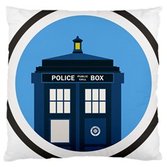 Doctor Who Tardis Large Cushion Case (one Side) by Sudhe