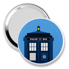 Doctor Who Tardis 3  Handbag Mirrors by Sudhe