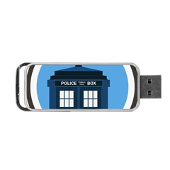 Doctor Who Tardis Portable Usb Flash (two Sides) by Sudhe