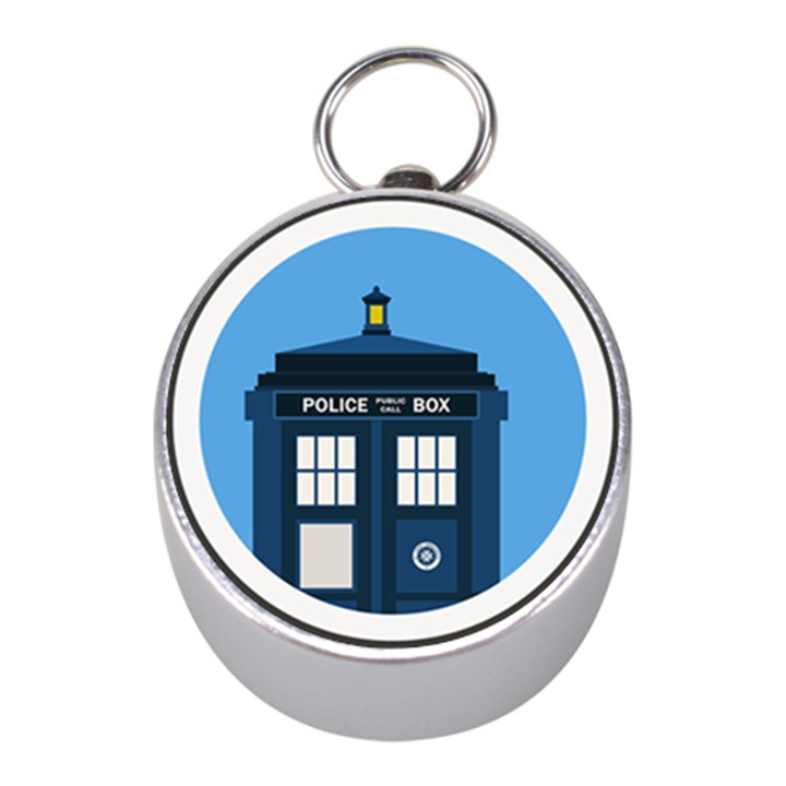 Doctor Who Tardis Mini Silver Compasses