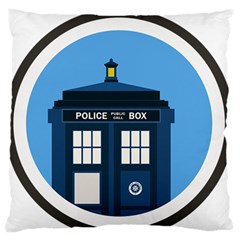 Doctor Who Tardis Standard Flano Cushion Case (one Side) by Sudhe