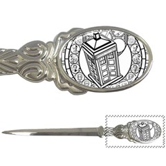 Bad Wolf Tardis Art Drawing Doctor Who Letter Opener by Sudhe