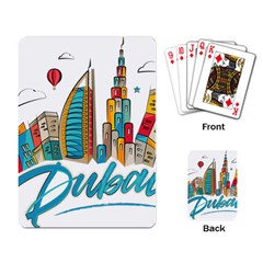 Burj Khalifa Skyline Clip Art Drawing Comic World Playing Cards Single Design by Sudhe