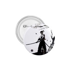 Japan Samurai Drawing   Warrior 1 75  Buttons by Sudhe