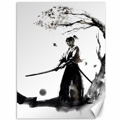 Japan Samurai Drawing   Warrior Canvas 36  X 48  by Sudhe