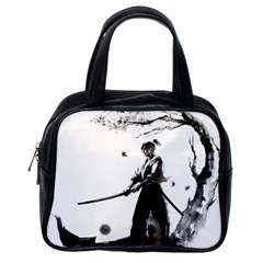 Japan Samurai Drawing   Warrior Classic Handbag (one Side) by Sudhe