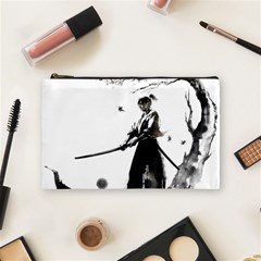 Japan Samurai Drawing   Warrior Cosmetic Bag (medium) by Sudhe