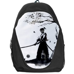 Japan Samurai Drawing   Warrior Backpack Bag by Sudhe