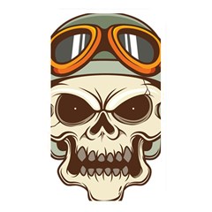 Motorcycle Helmet Skull Clip Art Cranial Skeleton Memory Card Reader (rectangular) by Sudhe