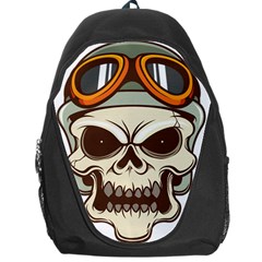 Motorcycle Helmet Skull Clip Art Cranial Skeleton Backpack Bag by Sudhe