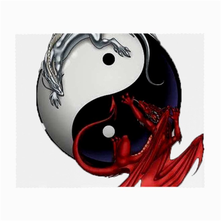 Yin And Yang Chinese Dragon Small Glasses Cloth