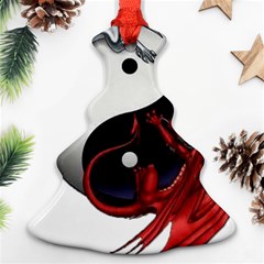 Yin And Yang Chinese Dragon Ornament (christmas Tree)  by Sudhe