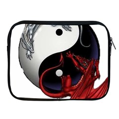 Yin And Yang Chinese Dragon Apple Ipad 2/3/4 Zipper Cases by Sudhe