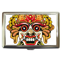 Bali Barong Mask Euclidean Vector Chiefs Face Cigarette Money Case by Sudhe