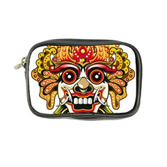 Bali Barong Mask Euclidean Vector Chiefs Face Coin Purse by Sudhe