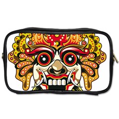 Bali Barong Mask Euclidean Vector Chiefs Face Toiletries Bag (two Sides) by Sudhe