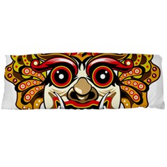 Bali Barong Mask Euclidean Vector Chiefs Face Body Pillow Case Dakimakura (two Sides) by Sudhe