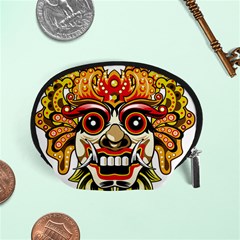 Bali Barong Mask Euclidean Vector Chiefs Face Accessory Pouch (small) by Sudhe