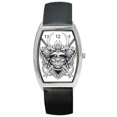 Drawing Samurai Tattoo Sketch Japanese Samurai Barrel Style Metal Watch