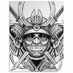 Drawing Samurai Tattoo Sketch Japanese Samurai Canvas 18  X 24  by Sudhe