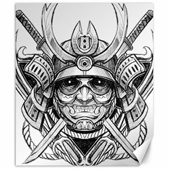 Drawing Samurai Tattoo Sketch Japanese Samurai Canvas 20  x 24 