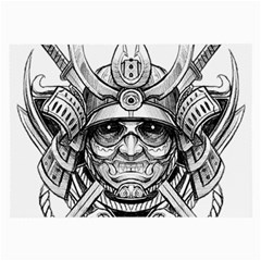 Drawing Samurai Tattoo Sketch Japanese Samurai Large Glasses Cloth