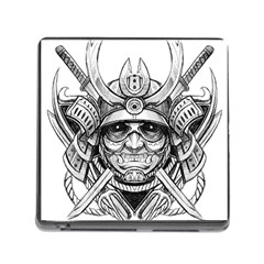 Drawing Samurai Tattoo Sketch Japanese Samurai Memory Card Reader (Square 5 Slot)