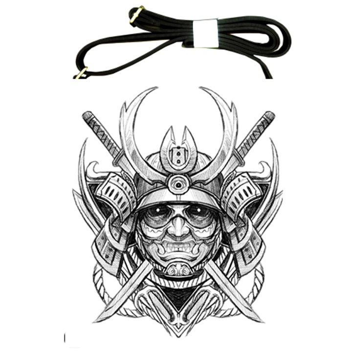 Drawing Samurai Tattoo Sketch Japanese Samurai Shoulder Sling Bag