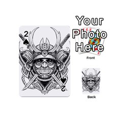 Drawing Samurai Tattoo Sketch Japanese Samurai Playing Cards 54 (Mini)