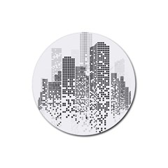 Division A Collection Of Science Fiction Fairytale Rubber Coaster (round)  by Sudhe