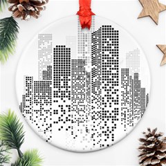 Division A Collection Of Science Fiction Fairytale Round Ornament (two Sides) by Sudhe