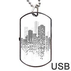 Division A Collection Of Science Fiction Fairytale Dog Tag Usb Flash (one Side) by Sudhe