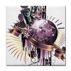 Nightclub Disco Ball Dj Dance Speaker Tile Coasters by Sudhe