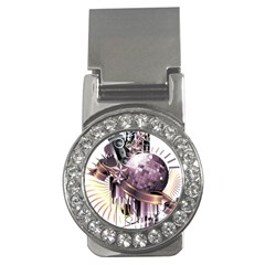 Nightclub Disco Ball Dj Dance Speaker Money Clips (cz)  by Sudhe