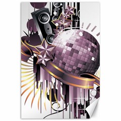 Nightclub Disco Ball Dj Dance Speaker Canvas 20  X 30  by Sudhe