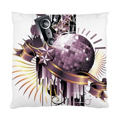 Nightclub Disco Ball Dj Dance Speaker Standard Cushion Case (two Sides) by Sudhe