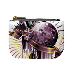 Nightclub Disco Ball Dj Dance Speaker Mini Coin Purse by Sudhe