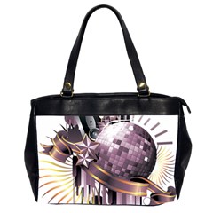 Nightclub Disco Ball Dj Dance Speaker Oversize Office Handbag (2 Sides) by Sudhe