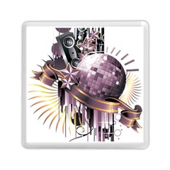 Nightclub Disco Ball Dj Dance Speaker Memory Card Reader (square) by Sudhe