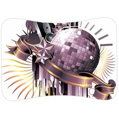 Nightclub Disco Ball Dj Dance Speaker Velour Seat Head Rest Cushion