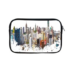 Hong Kong Skyline Watercolor Painting Poster Apple Macbook Pro 13  Zipper Case by Sudhe