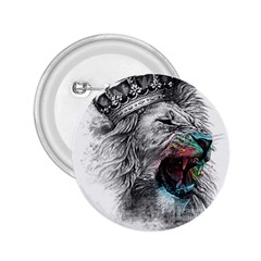 Lion King Head 2 25  Buttons by Sudhe