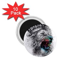 Lion King Head 1 75  Magnets (10 Pack)  by Sudhe