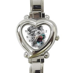 Lion King Head Heart Italian Charm Watch by Sudhe