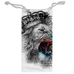 Lion King Head Jewelry Bag Back