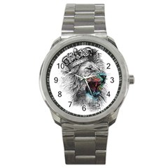 Lion King Head Sport Metal Watch by Sudhe